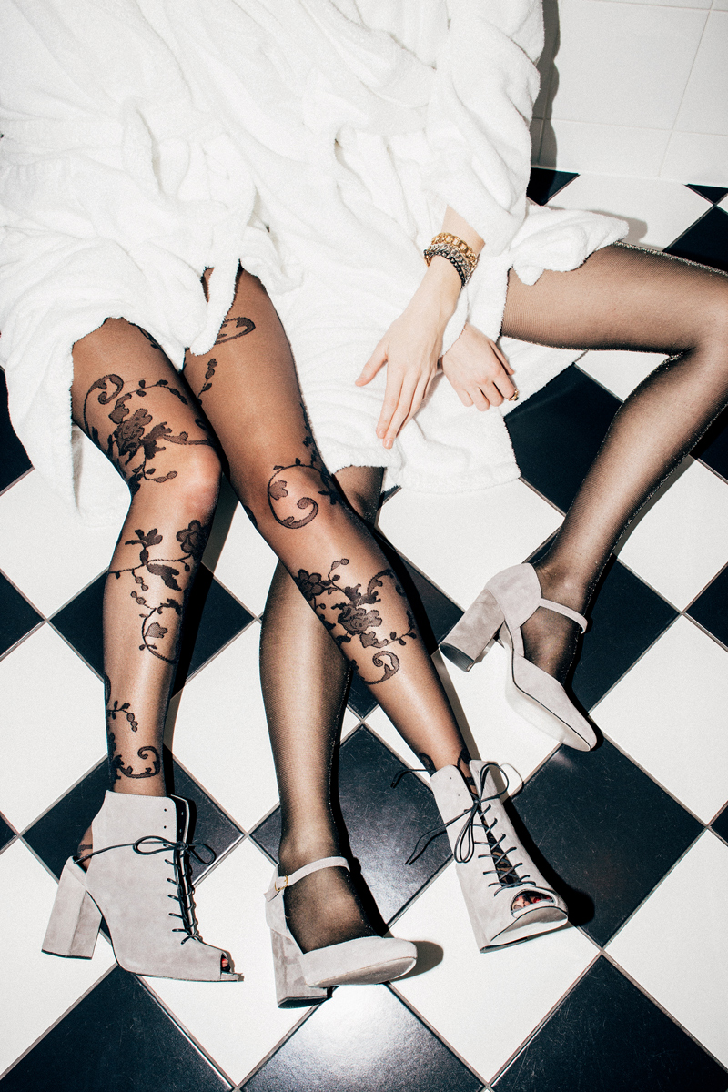 Peep-toe Lace-ups, Grey Suede Block Pumps Peep-toe Lace-ups