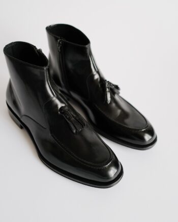 Black Loafer Boots