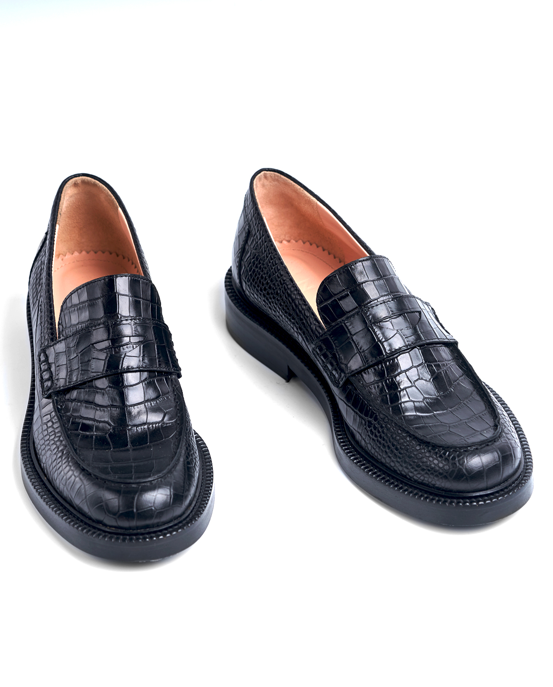 Croco Loafers