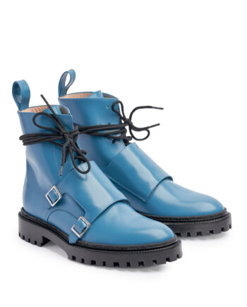 Steel Blue Monk Boots